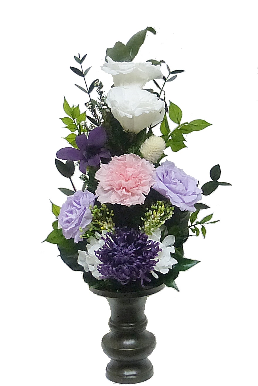 仏花 御供え花128｜プリザーブドフラワーの仏花 お供え花の通信 